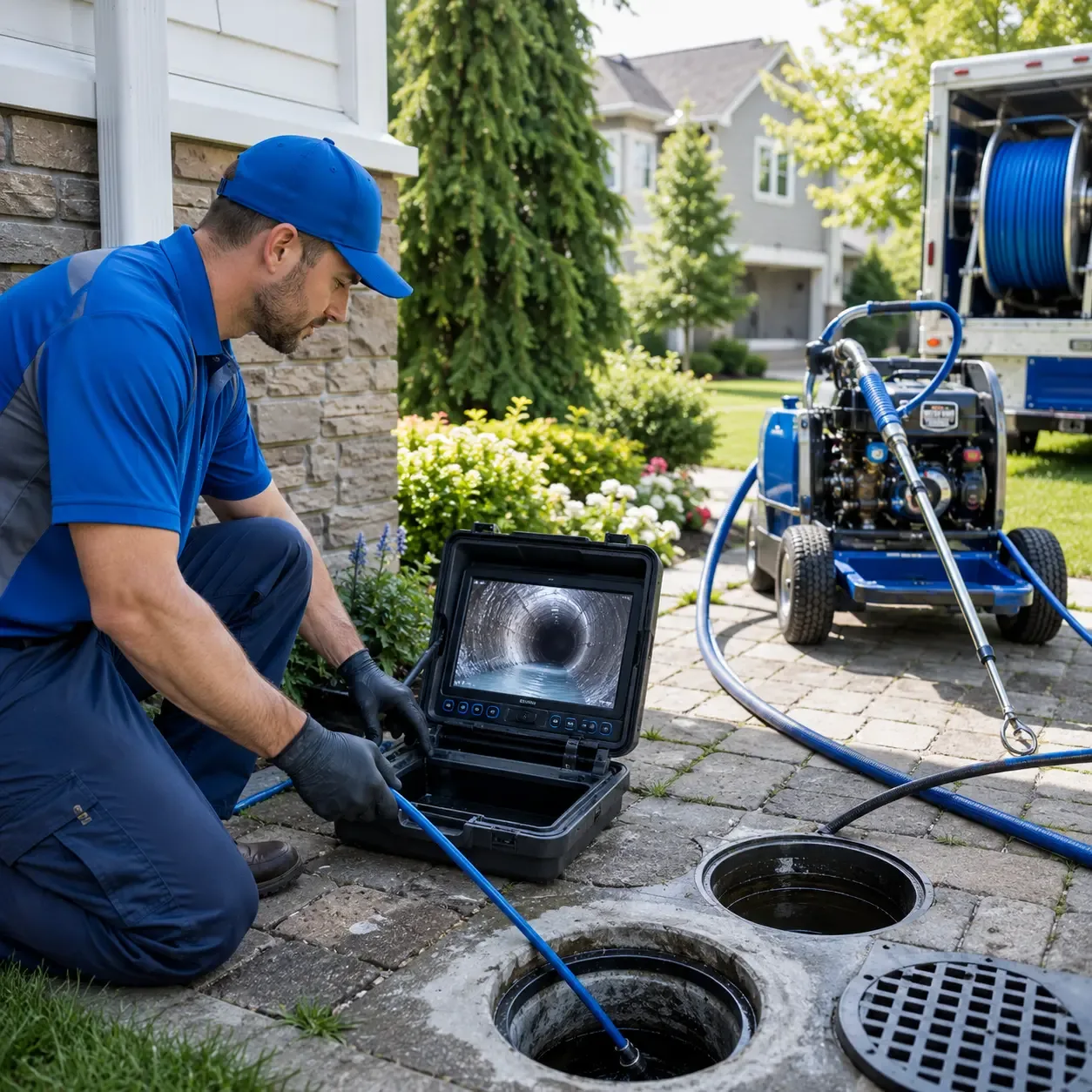 Outdoor drain cleaning professionals serving Fortson, GA