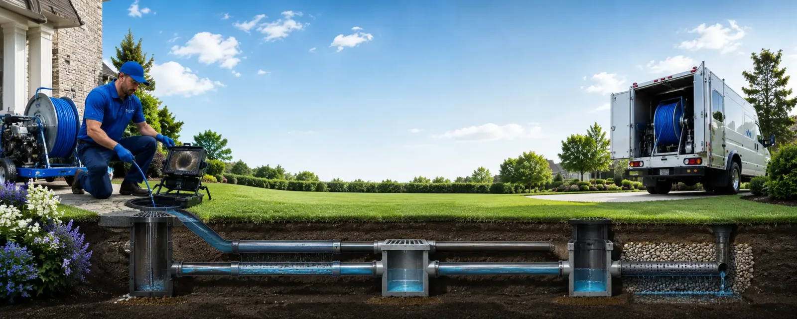 Outdoor drain cleaning information for Fortson, GA